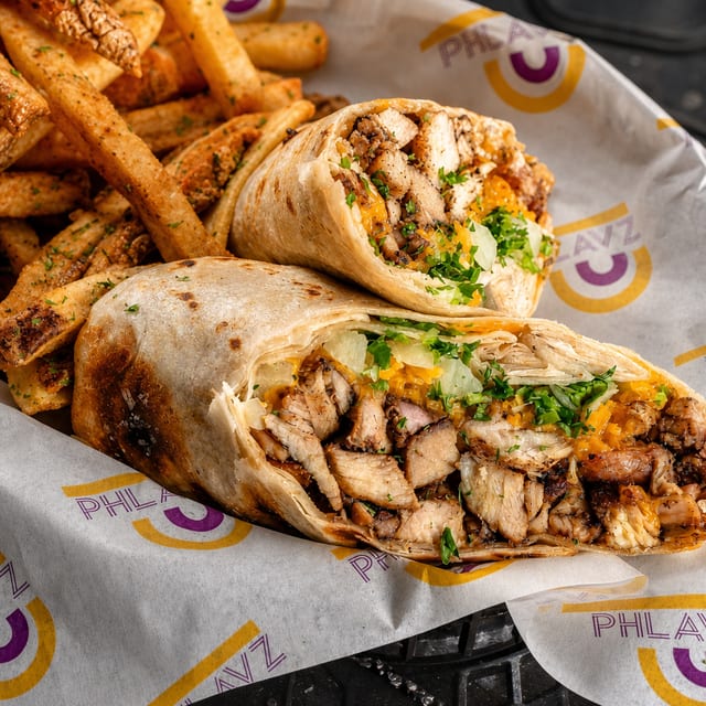 Jerk Chicken Burrito.