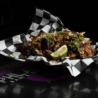 Jerk Chicken Tips w Friez